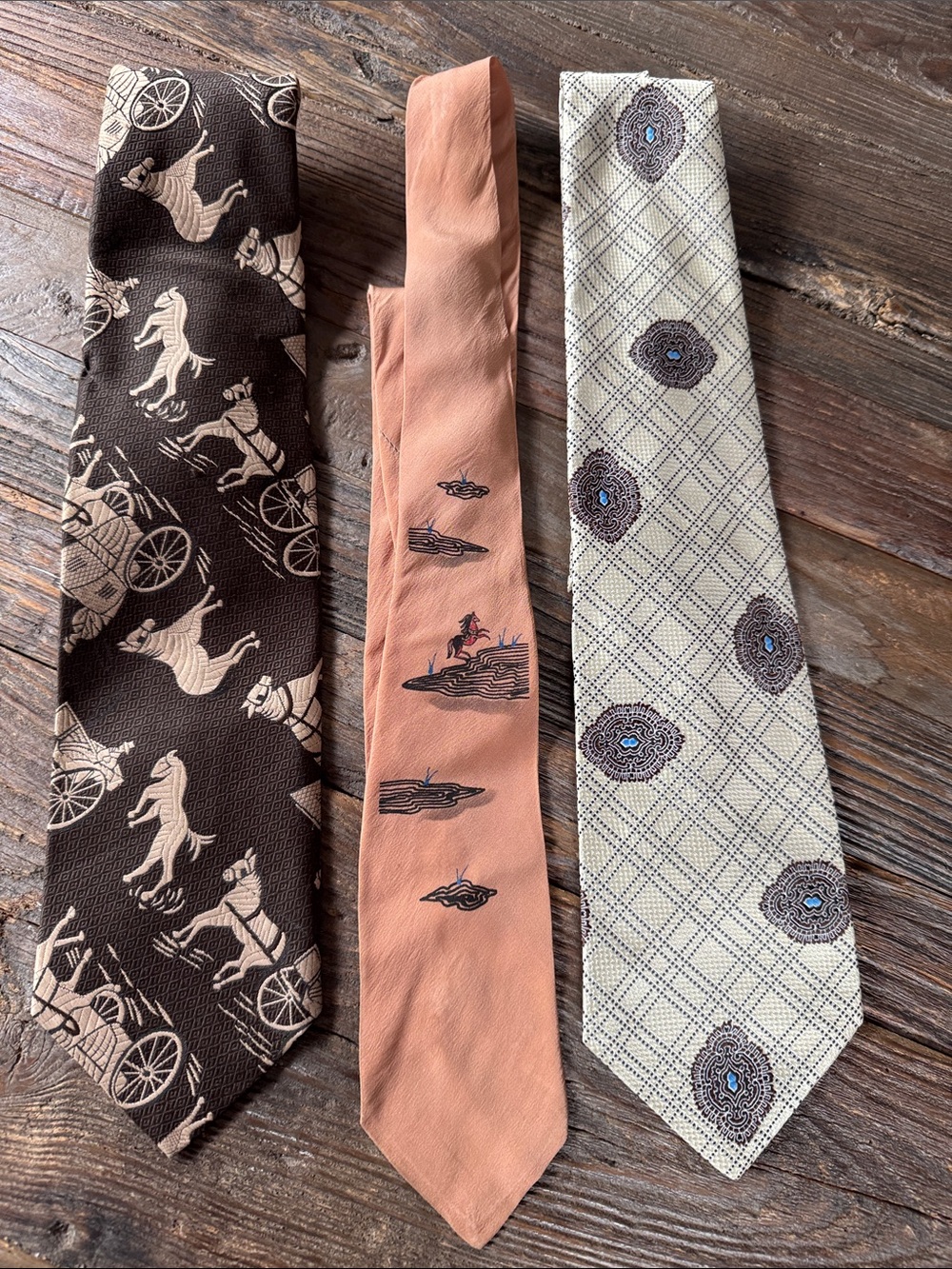 Bundle Vintage Western style ties